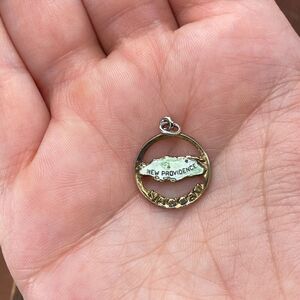 Vintage BMCo 925 Sterling Silver "New Providence Nassau" Pendant Bracelet Charm